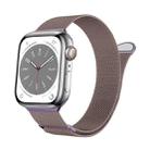 For Apple Watch Series 7 45mm Two Color Milanese Loop Magnetic Watch Band(Pink Purple) - 1