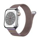 For Apple Watch Series 3 42mm Two Color Milanese Loop Magnetic Watch Band(Pink Purple) - 1