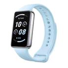 For Honor Band 9 Solid Color Silicone Watch Band(Light Blue) - 1