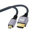 HDTV to Micro HDTV 4K 120Hz Computer Digital Camera HD Video Adapter Cable, Length:0.3m - 1