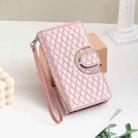 For Google Pixel 9 Pro XL Glitter Lattice Zipper Wallet Leather Phone Case(Rose Gold) - 2