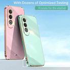 For OPPO K12 XINLI Straight Edge 6D Electroplate TPU Phone Case(Mint Green) - 2