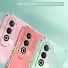 For OPPO K12 XINLI Straight Edge 6D Electroplate TPU Phone Case(Mint Green) - 3