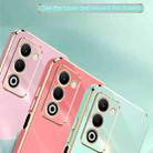 For OPPO A5 4G / A5 5G Global XINLI Straight Edge 6D Electroplate TPU Phone Case(Mint Green) - 3