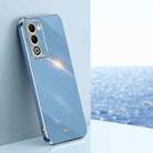 For OPPO A5 4G / A5 5G Global XINLI Straight Edge 6D Electroplate TPU Phone Case(Celestial Blue) - 1