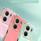 For OPPO A5X 5G Global XINLI Straight Edge 6D Electroplate TPU Phone Case(Mint Green) - 3