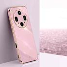 For OPPO Find X8 Ultra XINLI Straight Edge 6D Electroplate TPU Phone Case(Cherry Purple) - 1