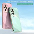 For Honor 200 XINLI Straight 6D Plating Gold Edge TPU Phone Case(Mint Green) - 2