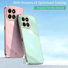 For Honor X6b XINLI Straight Edge 6D Electroplate TPU Phone Case(Mint Green) - 2