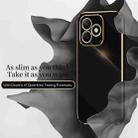 For Honor X60i XINLI Straight 6D Plating Gold Edge TPU Phone Case(Mint Green) - 3