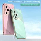 For Honor 300 Pro XINLI Straight 6D Plating Gold Edge TPU Phone Case(Black) - 2