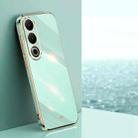 For OnePlus Ace 3V XINLI Straight Edge 6D Electroplate TPU Phone Case(Mint Green) - 1