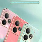 For Realme GT Neo6 XINLI Straight 6D Plating Gold Edge TPU Phone Case(Mint Green) - 3