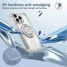 For iPhone 12 Gold Shield CD Pattern MagSafe Magnetic Phone Case with Rotating Stand(Transparent) - 5