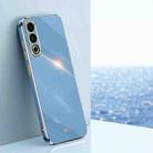 For Meizu 20 5G XINLI Straight Edge 6D Electroplate TPU Phone Case(Celestial Blue) - 1