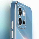 For OnePlus 13T XINLI Straight Edge 6D Electroplate TPU Phone Case with Ring Holder(White) - 3
