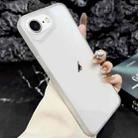 For iPhone 7 / 8 / SE 2022 Blade Electroplating Frosted TPU Phone Case(Transparent) - 1