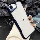 For iPhone 7 / 8 / SE 2022 Blade Electroplating Frosted TPU Phone Case(Blue) - 1