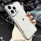 For iPhone 15 Pro Max Blade Electroplating Frosted TPU Phone Case(Silver) - 1