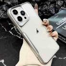 For iPhone 13 Pro Max Blade Electroplating Frosted TPU Phone Case(Silver) - 1
