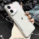 For iPhone 12 Blade Electroplating Frosted TPU Phone Case(Silver) - 1