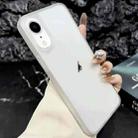 For iPhone XR Blade Electroplating Frosted TPU Phone Case(Transparent) - 1