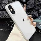 For iPhone XS Max Blade Electroplating Frosted TPU Phone Case(Transparent) - 1