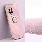 For Huawei Nova 13 Pro XINLI Straight 6D Plating Gold Edge TPU Shockproof Case with Ring Holder(Cherry Purple) - 1