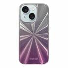 For iPhone 13 Fireworks Pattern Double-layer Acrylic+TPU Shockproof Phone Case(Purple) - 1