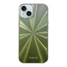 For iPhone 13 Fireworks Pattern Double-layer Acrylic+TPU Shockproof Phone Case(Green) - 1