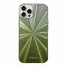 For iPhone 13 Pro Max Fireworks Pattern Double-layer Acrylic+TPU Shockproof Phone Case(Green) - 1