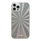 For iPhone 13 Pro Max Fireworks Pattern Double-layer Acrylic+TPU Shockproof Phone Case(Silver) - 1