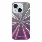 For iPhone 14 Fireworks Pattern Double-layer Acrylic+TPU Shockproof Phone Case(Purple) - 1