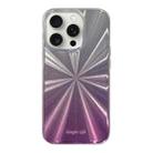 For iPhone 14 Pro Fireworks Pattern Double-layer Acrylic+TPU Shockproof Phone Case(Purple) - 1