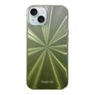 For iPhone 15 Fireworks Pattern Double-layer Acrylic+TPU Shockproof Phone Case(Green) - 1