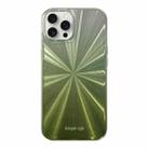 For iPhone 15 Pro Fireworks Pattern Double-layer Acrylic+TPU Shockproof Phone Case(Green) - 1