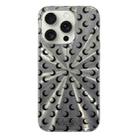 For iPhone 15 Pro Max Fireworks Moon Pattern Double-layer Acrylic+TPU Shockproof Phone Case(Moon) - 1