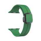 For Apple Watch SE 2022 40mm Magnetic Square Buckle Silicone Watch Band(Alfalfa) - 1