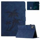 For Xiaomi Redmi Pad Coconut Tree Embossed Smart Leather Tablet Case(Blue) - 1