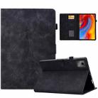 For Lenovo Tab M11 / Xiaoxin Pad 11 2024 Tower Embossed Leather Smart Tablet Case(Black) - 1