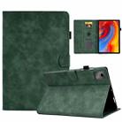 For Lenovo Tab M11 / Xiaoxin Pad 11 2024 Smile Embossed Smart Leather Tablet Case(Green) - 1