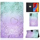 For Lenovo Tab M11 / Xiaoxin Pad 11 2024 Electric Pressed Colored Drawing Smart Leather Tablet Case(Love Quicksand) - 1