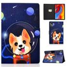 For Lenovo Tab M11 / Xiaoxin Pad 11 2024 Electric Pressed Colored Drawing Smart Leather Tablet Case(Space Dog) - 1