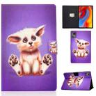 For Lenovo Tab M11 / Xiaoxin Pad 11 2024 Electric Pressed Colored Drawing Smart Leather Tablet Case(Golden Fox) - 1