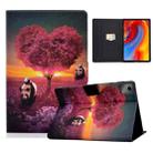 For Lenovo Tab M11 / Xiaoxin Pad 11 2024 Colored Drawing Smart Leather Tablet Case(Panda) - 1