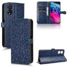 For TCL 50SE Honeycomb Dot Texture Leather Phone Case(Blue) - 1