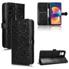 For TCL 50 LE 4G Honeycomb Dot Texture Leather Phone Case(Black) - 1