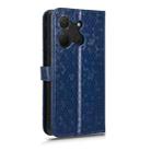 For TCL 503 Honeycomb Dot Texture Leather Phone Case(Blue) - 3