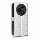 For TCL 60 NxtPaper Honeycomb Dot Texture Leather Phone Case(Silver) - 3