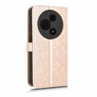 For TCL 605 Honeycomb Dot Texture Leather Phone Case(Gold) - 3